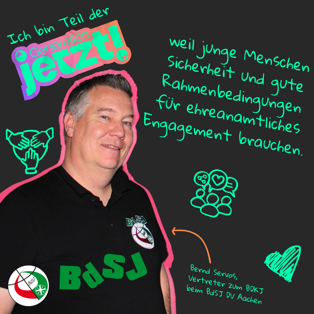 BdSJ-Vertreter beim BDKJ Bernd Servos ist Teil der GenerationJetzt!